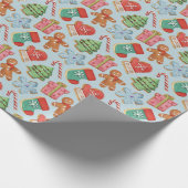 Weihnachtskekse Geschenkpapier (Ecke)