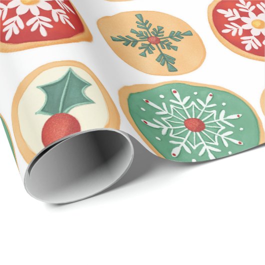 Weihnachtskekse Geschenkpapier (Rolleneckpunkt)