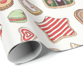 Weihnachtskekse Geschenkpapier (Rolleneckpunkt)
