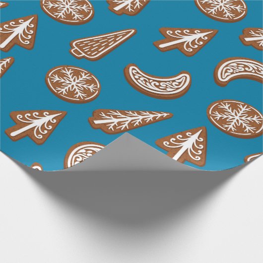 Weihnachtskekse Geschenkpapier (Ecke)