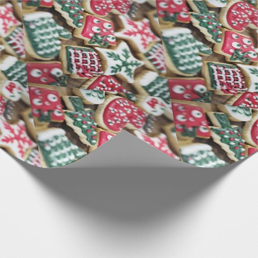 Weihnachtskekse Geschenkpapier (Ecke)