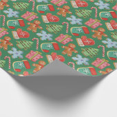 Weihnachtskekse Geschenkpapier (Ecke)