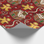 Weihnachtskekse Geschenkpapier (Ecke)