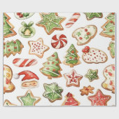 Weihnachtskekse  geschenkpapier (Flach)