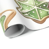 Weihnachtskekse  geschenkpapier (Rolleneckpunkt)