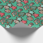 Weihnachtskekse Geschenkpapier (Ecke)