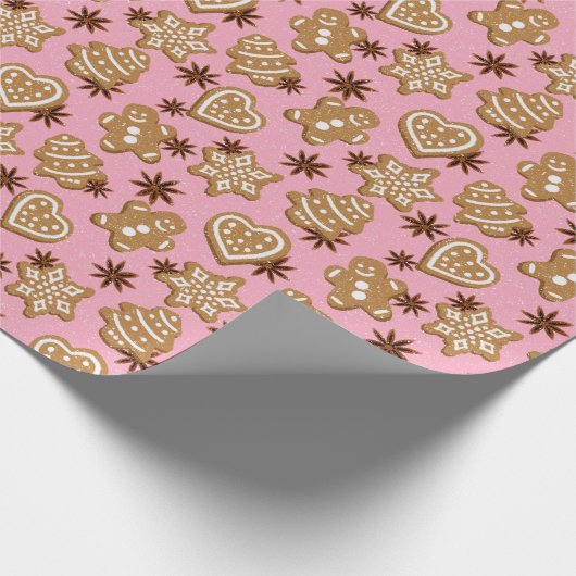 Weihnachtskekse Geschenkpapier (Ecke)