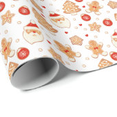Weihnachtskekse Geschenkpapier (Rolleneckpunkt)