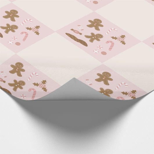 Weihnachtskekse Geschenkpapier (Ecke)