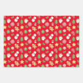 Weihnachtskekse Geschenkpapier Set (Vorderseite 3)