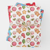 Weihnachtskekse Geschenkpapier Set (Beispiel)