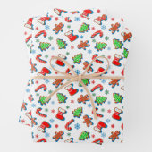 Weihnachtskekse Geschenkpapier Set (Beispiel)