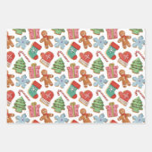 Weihnachtskekse Geschenkpapier Set (Vorderseite 3)