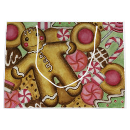 Weihnachtskekse Geschenktasche Große Geschenktüte