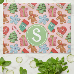 Weihnachtskekse Geschirrtuch