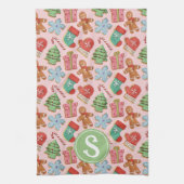 Weihnachtskekse Geschirrtuch (Vertikal)