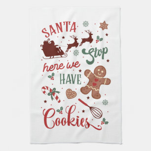 Weihnachtskekse Geschirrtuch