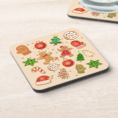 Weihnachtskekse Getränkeuntersetzer (Linke Seite)