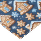 Weihnachtskekse Gingermann Winterurlaub Tischdecke (Schrägansicht)