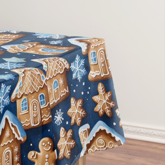 Weihnachtskekse Gingermann Winterurlaub Tischdecke (Beispiel)