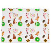 Weihnachtskekse Große Geschenktüte (Rückseite)