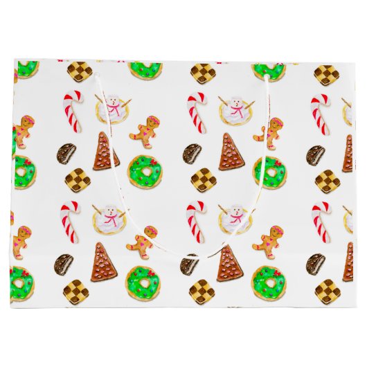 Weihnachtskekse Große Geschenktüte (Rückseite)