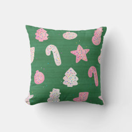 Weihnachtskekse Grüne Kissen