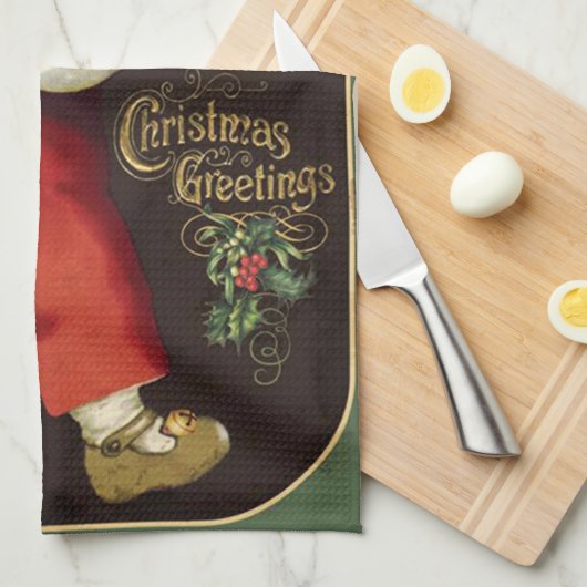 Weihnachtskekse Handtuch (Viertel Falte)