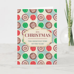 Weihnachtskekse "hausgemacht" backen feiertagskarte