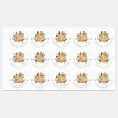 Weihnachtskekse hausgemachte Liebe Etiketten (Blatt)