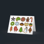 Weihnachtskekse Holiday Tree Snowman Sand Tart Feiertagskarte<br><div class="desc">Diese einmaligen Visitenkarten, die aus einer Reihe origineller Marker-Illustrationen stammen, bieten eine Auswahl an frisch gebackenen Weihnachtskeksen, darunter Sandkuchen, mattierte Zuckerkekse, Erdnussbutter-Kekse, Holly-Kränze und andere Kekse-Leckereien. Auch passende Aufkleber sind erhältlich. Sehen Sie nicht, wonach Sie suchen? Brauchen Sie Hilfe bei der Anpassung? Kontaktieren Sie Rebecca, um etwas für Sie entworfen...</div>