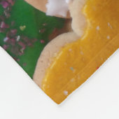 Weihnachtskekse ich farbenfrohe Weihnachtsgebäck Fleecedecke (Ecke)