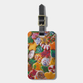 Weihnachtskekse ich farbenfrohe Weihnachtsgebäck Gepäckanhänger (Vorderseite vertikal)