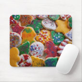 Weihnachtskekse ich farbenfrohe Weihnachtsgebäck Mousepad (Mit Mouse)