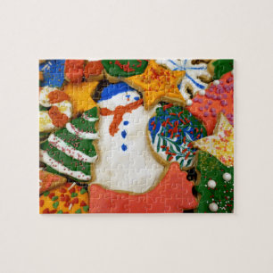 Weihnachtskekse III Farbige Weihnachtsbäckerei Puzzle