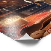 Weihnachtskekse im Beagle Feiertag Fotodruck (Ecke)