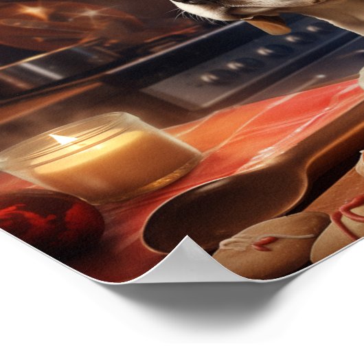 Weihnachtskekse im Beagle Feiertag Poster (Ecke)