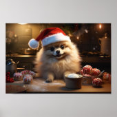 Weihnachtskekse im Spitz Feiertag Poster (Vorne)