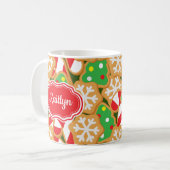 Weihnachtskekse Kaffeetasse (Vorderseite Links)