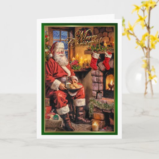 Weihnachtskekse Karte (Gelbe Blume)