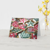 Weihnachtskekse Karte (Gelbe Blume)