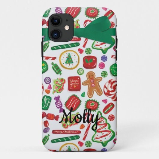 Weihnachtskekse Kawaii Geschenk Individuelle Name Case-Mate iPhone Hülle (Rückseite)