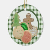 Weihnachtskekse Keramik Ornament (Links)