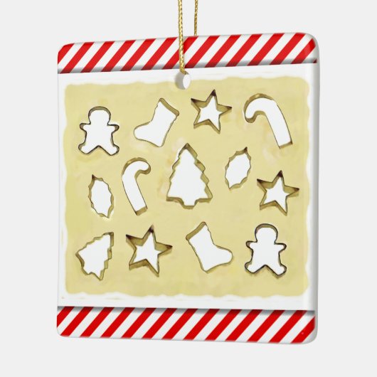 Weihnachtskekse Keramikornament (Links)