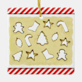 Weihnachtskekse Keramikornament (Vorderseite)