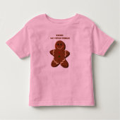 Weihnachtskekse Kleinkind T-shirt (Vorderseite)