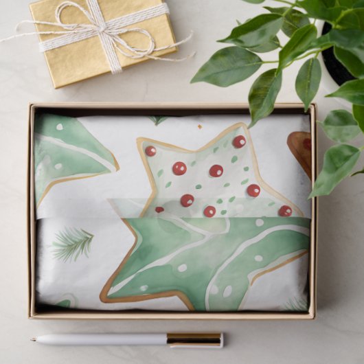 Weihnachtskekse Kuchen Lebkuchen Weihnachten Seidenpapier (Geschenk)