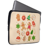 Weihnachtskekse Laptopschutzhülle (Vorne Rechts)