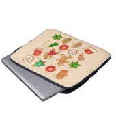 Weihnachtskekse Laptopschutzhülle (Vorne Knopf)
