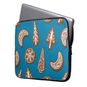 Weihnachtskekse Laptopschutzhülle (Vorderseite Links)